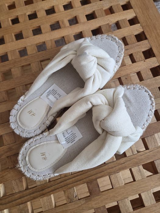 Шльопки з тканини h&m