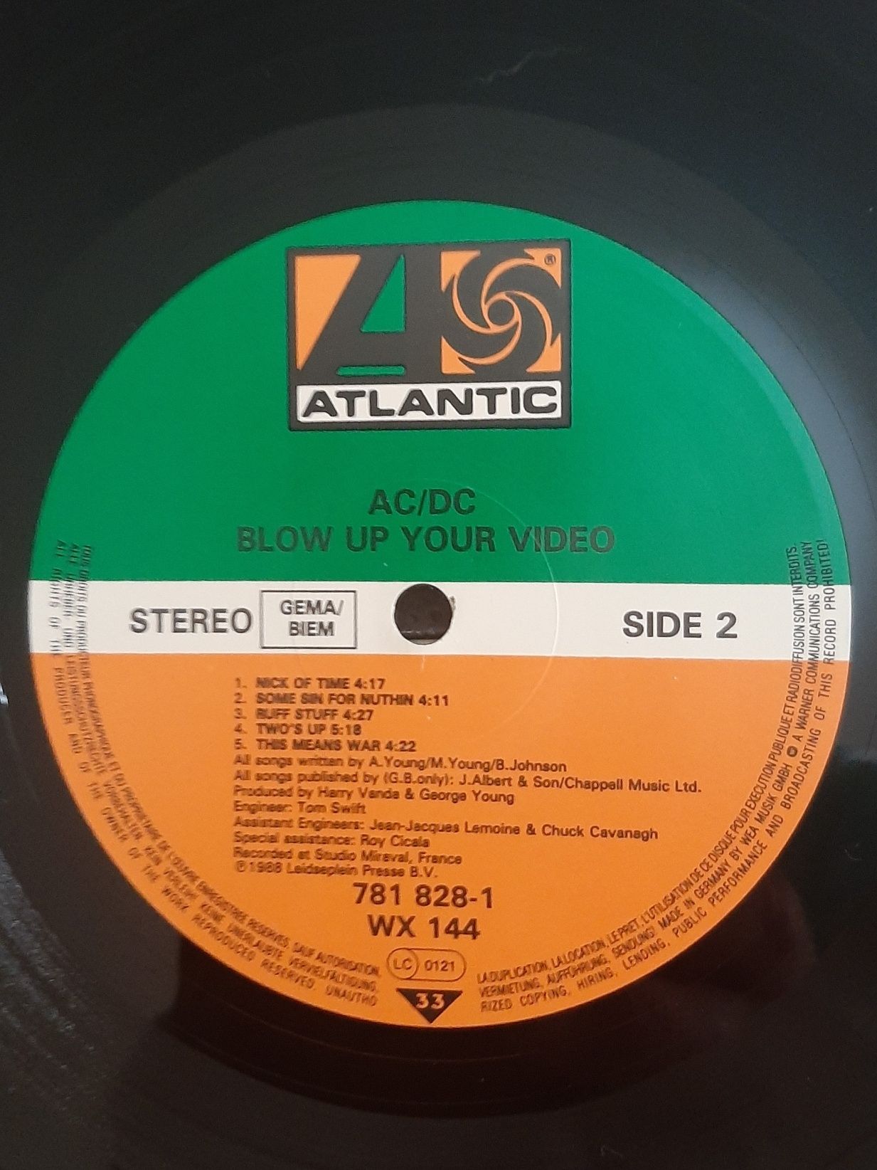 Płyty winylowe stare wydania z 1985/88 roku AC/DC estra stan po 150 zł