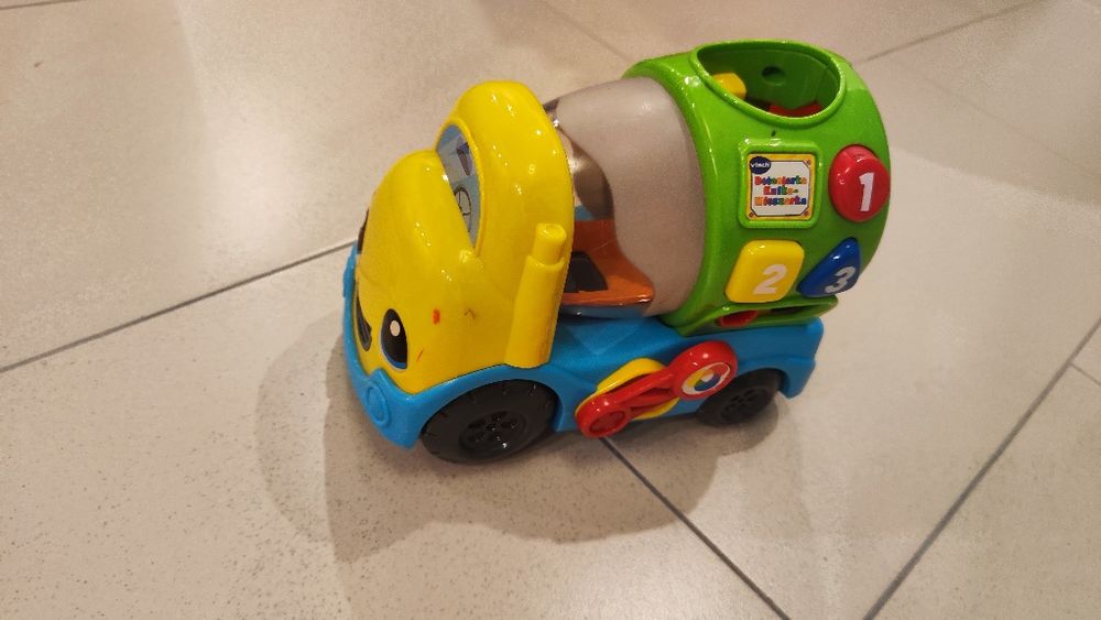 Zabawka sensoryczna betoniarka interaktywna