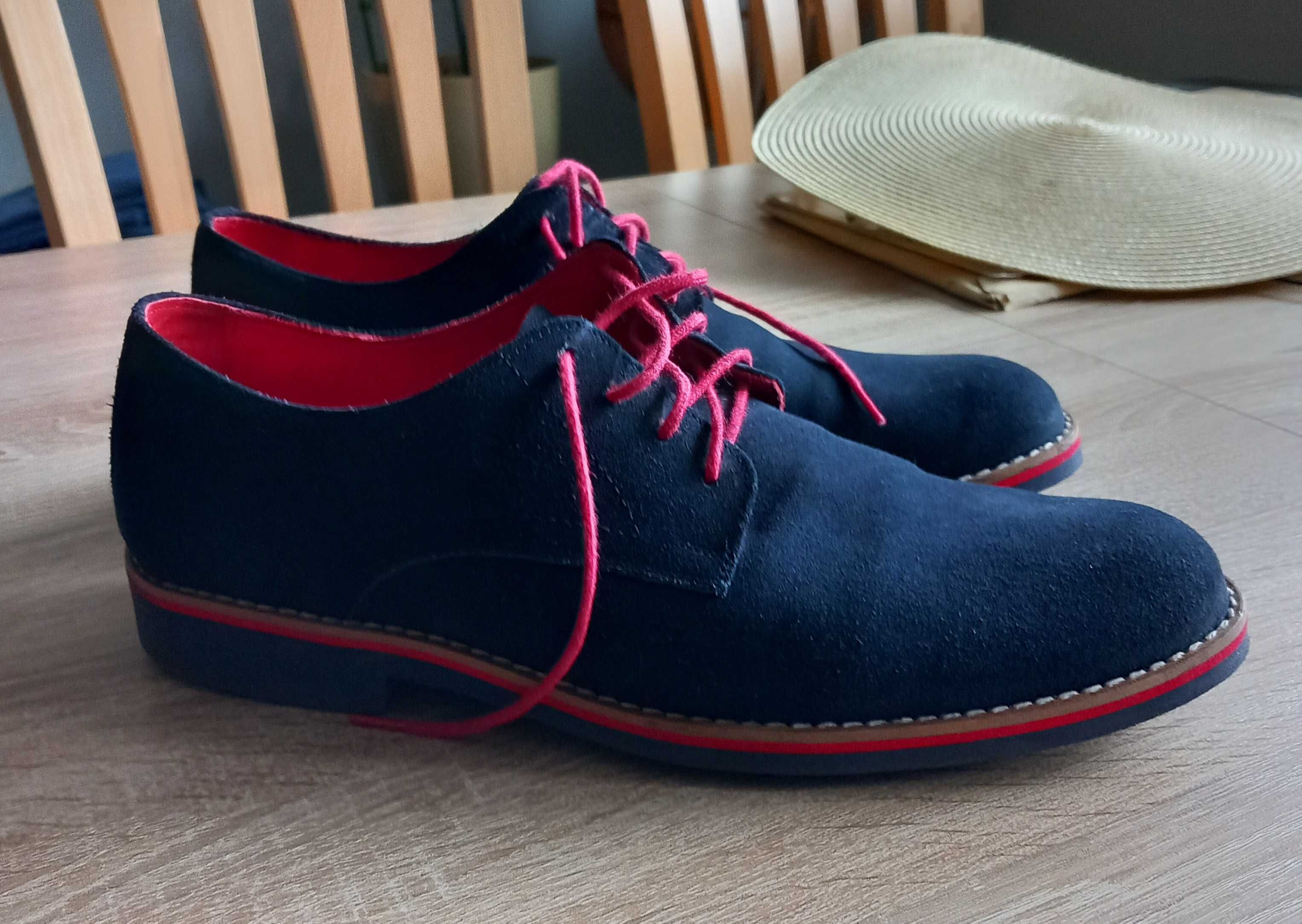 Buty męskie skórzane