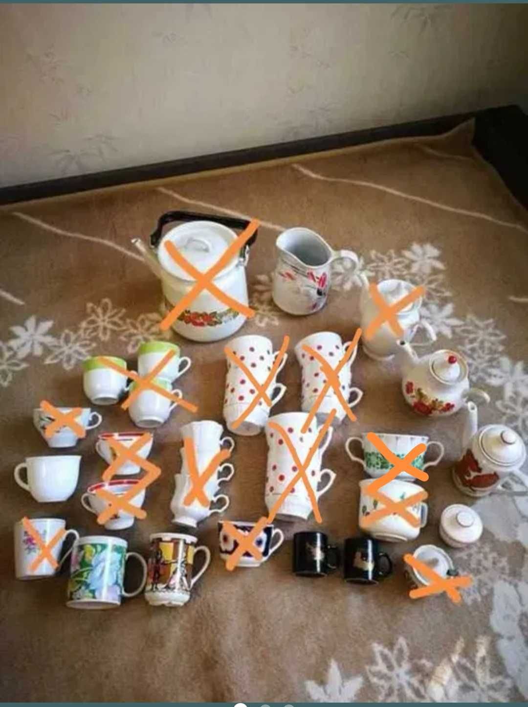 Продам чашки, стопки, новые