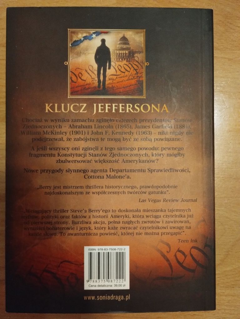 Klucz Jeffersona - Steve Berry