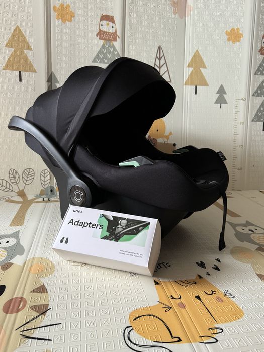 Автолюлька anex avionaut cosmo black + адаптер автокресло анекс