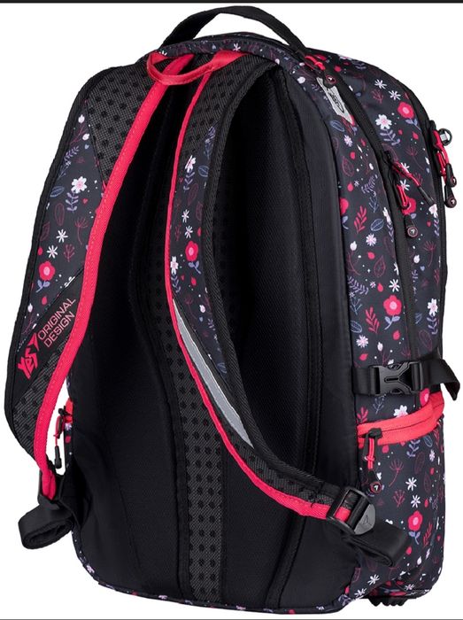 Рюкзак YES T-124 Parallel art черный  17 л