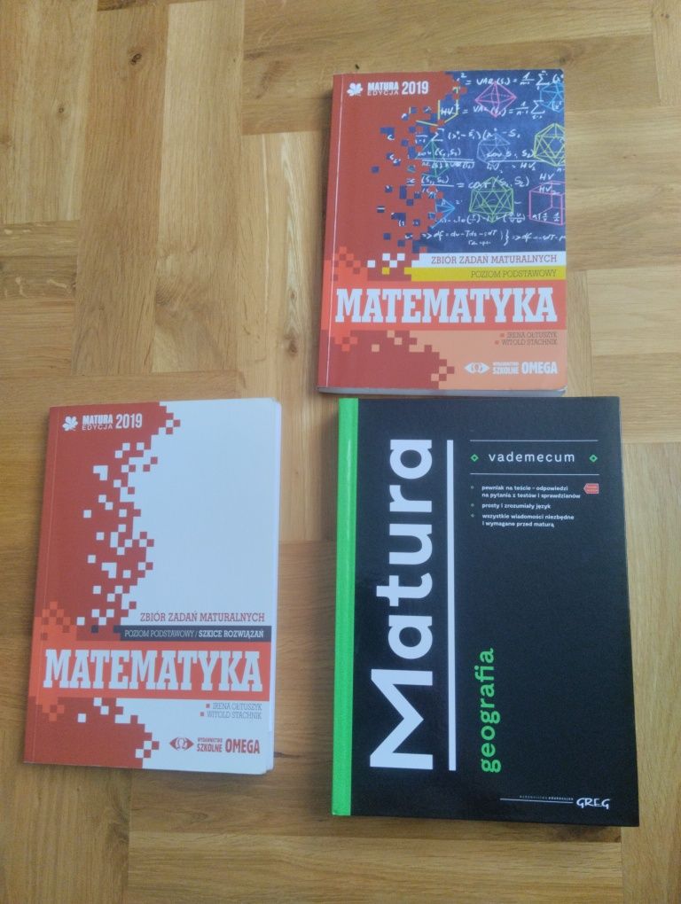 Książki Maturalne Matematyka i Geografia