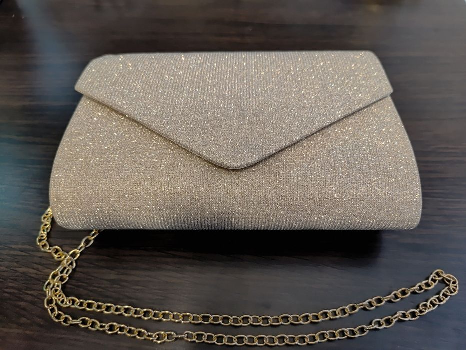 Torebka damska kopertówkę Nowa błyszcząca