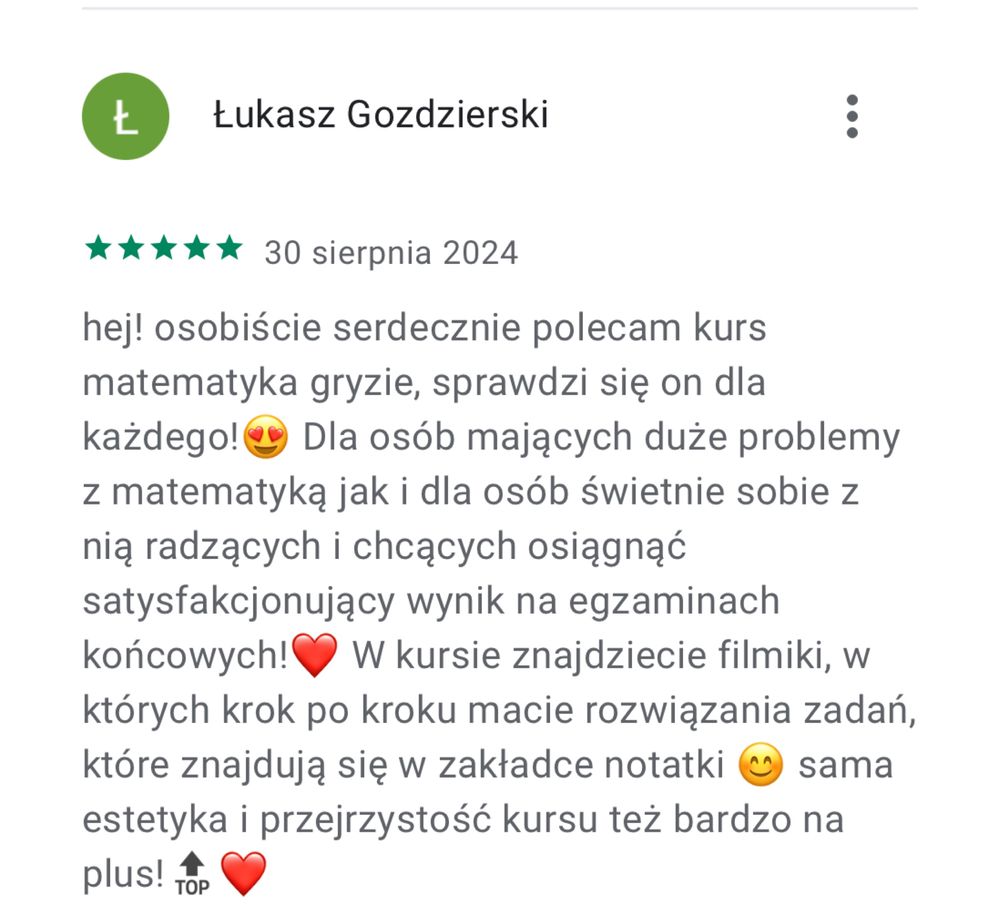Korepetycje z matematyki
