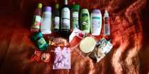 zestaw 17 elementów unikatowe kosmetyki Avon Oriflame Palmolive Agafia