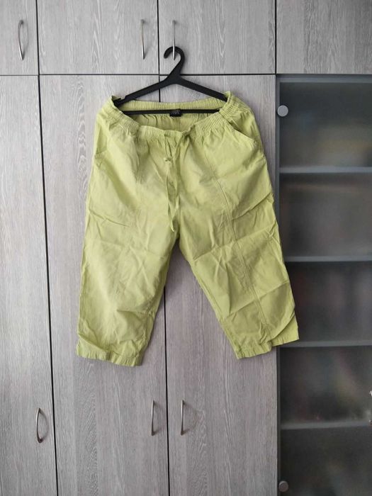 Бриджи салатовые коттон