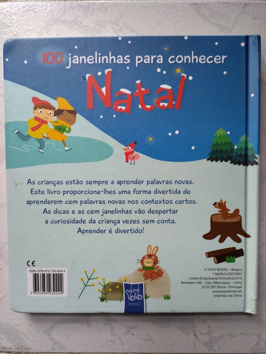 Livro "100 janelinhas para conhecer o Natal"