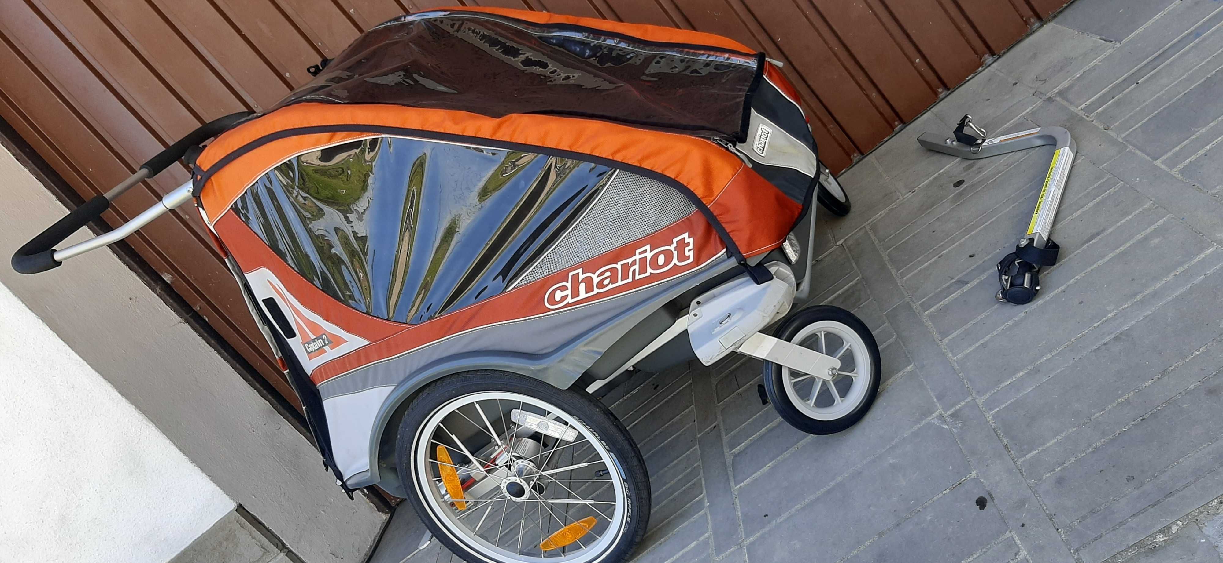 Thule Chariot Captain przyczepka rowerowa stan BDB 2w1