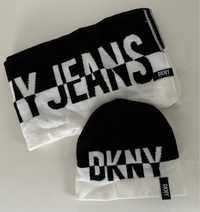 Komplet DKNY szalik+czapka