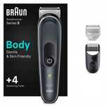 Trymer Braun BG5360 Precyzyjna Stylizacja Ciała, Mokro i Sucho