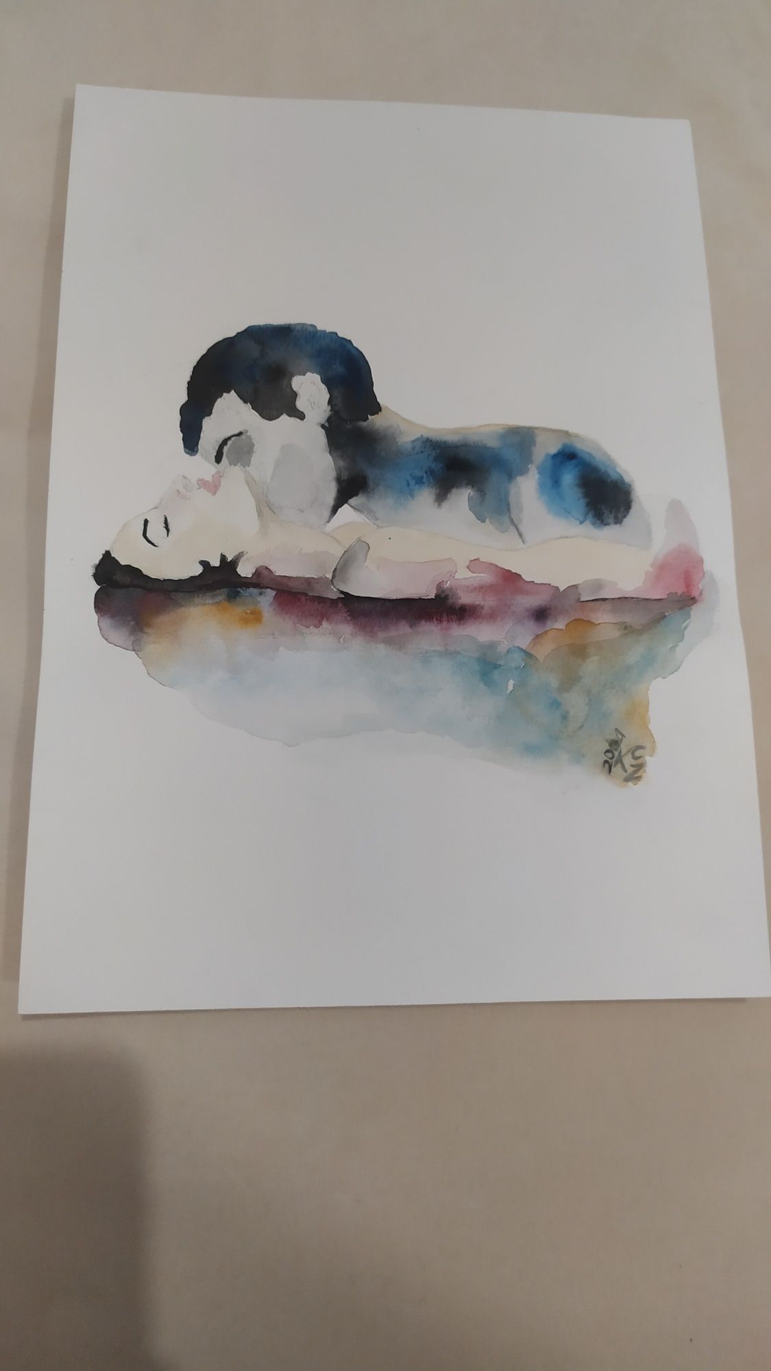 Obraz akwarela plakat