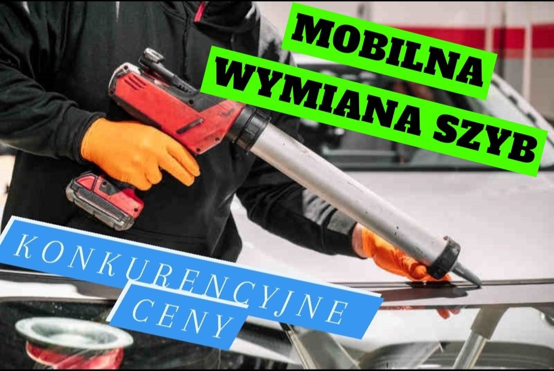 Mobilna wymiana szyb samochodowych i maszyn. Konkurencyjne ceny.