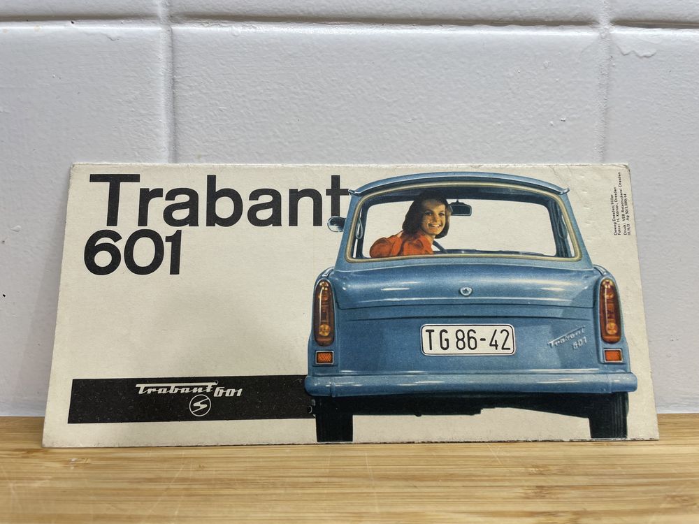 Prospekt Trabant 601 wersja niemiecka