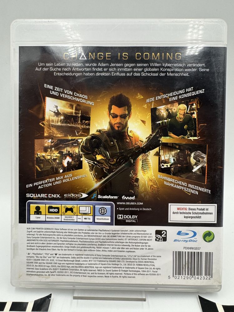Gra Deus Ex Ps3 Gwarancja