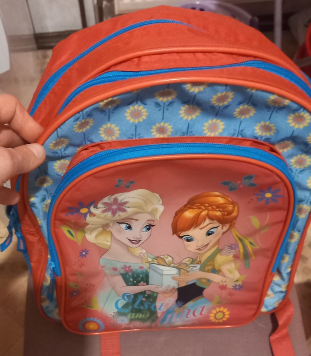 Plecak 3- komorowy z Elsa I Anna