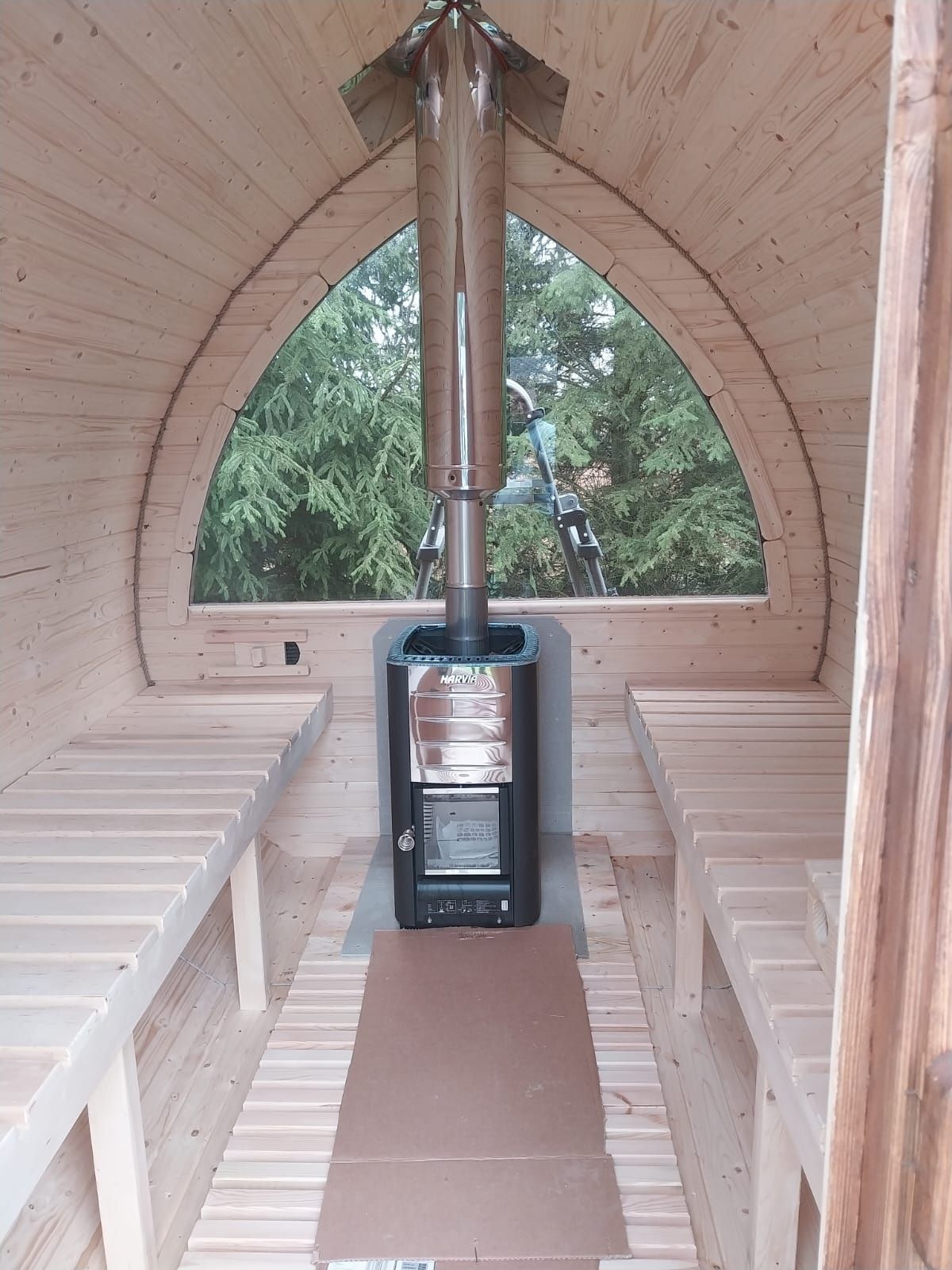 Sauna ogrodowa drewniana