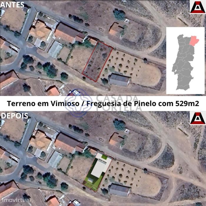 Terreno em Pinelo, Vimoso -Oportunidade junto à fronteira com Espanha