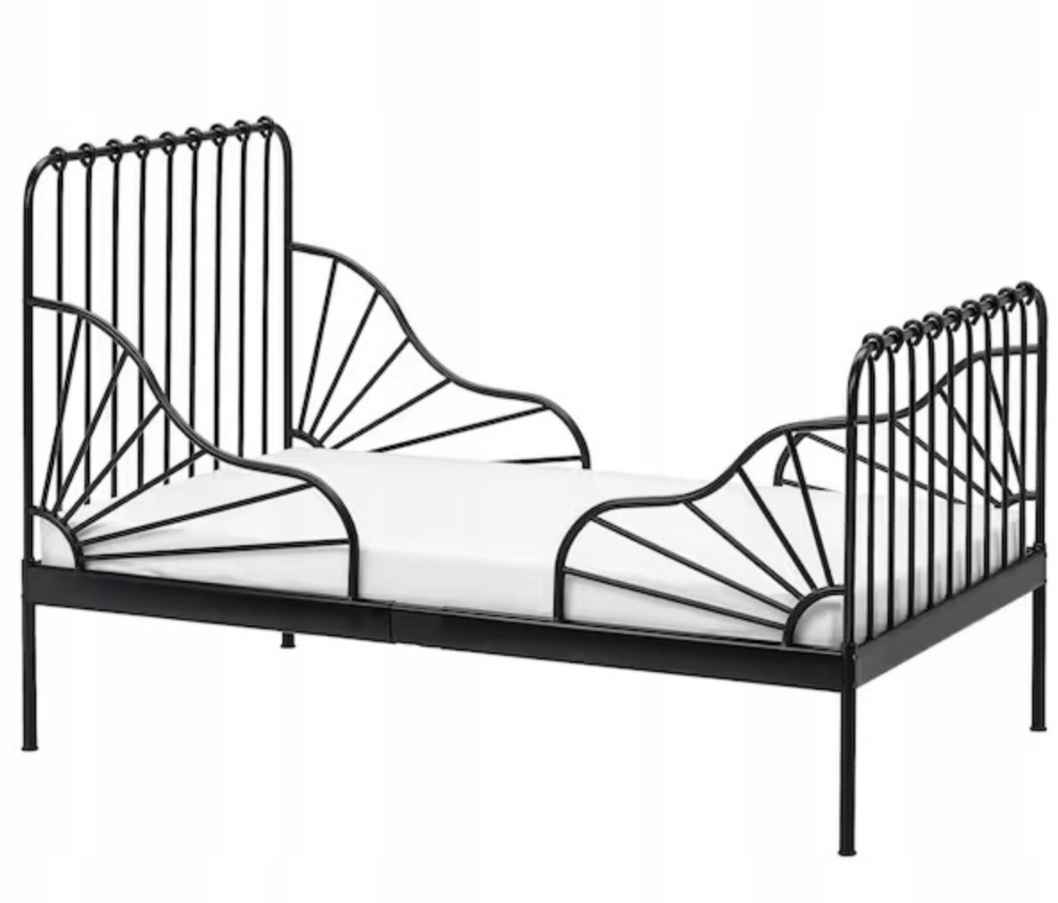 Łóżko MINNEN IKEA regulowane z dnem w zestawie