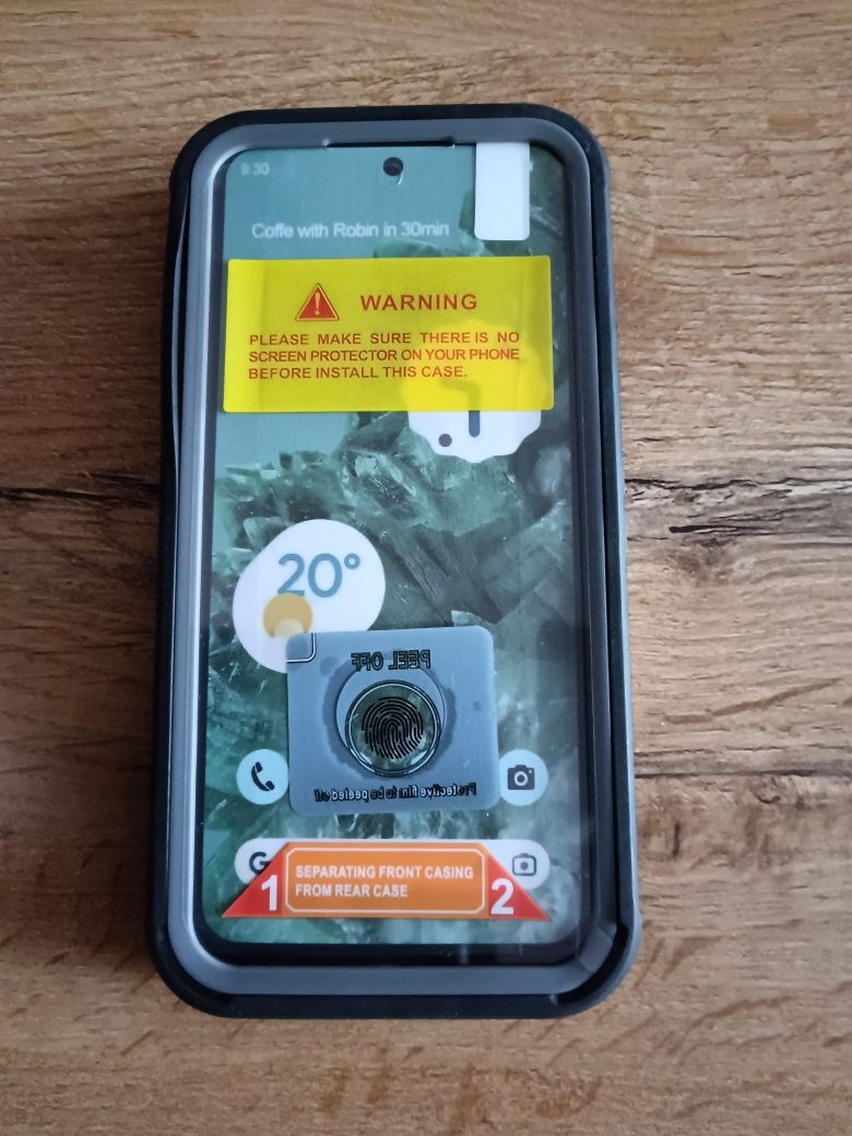 Etui pancerne i ramka metalowa Pixel 9