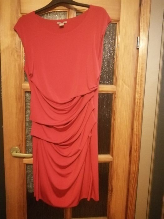 H&m sukienka czerwona w rozm XL 44/46
