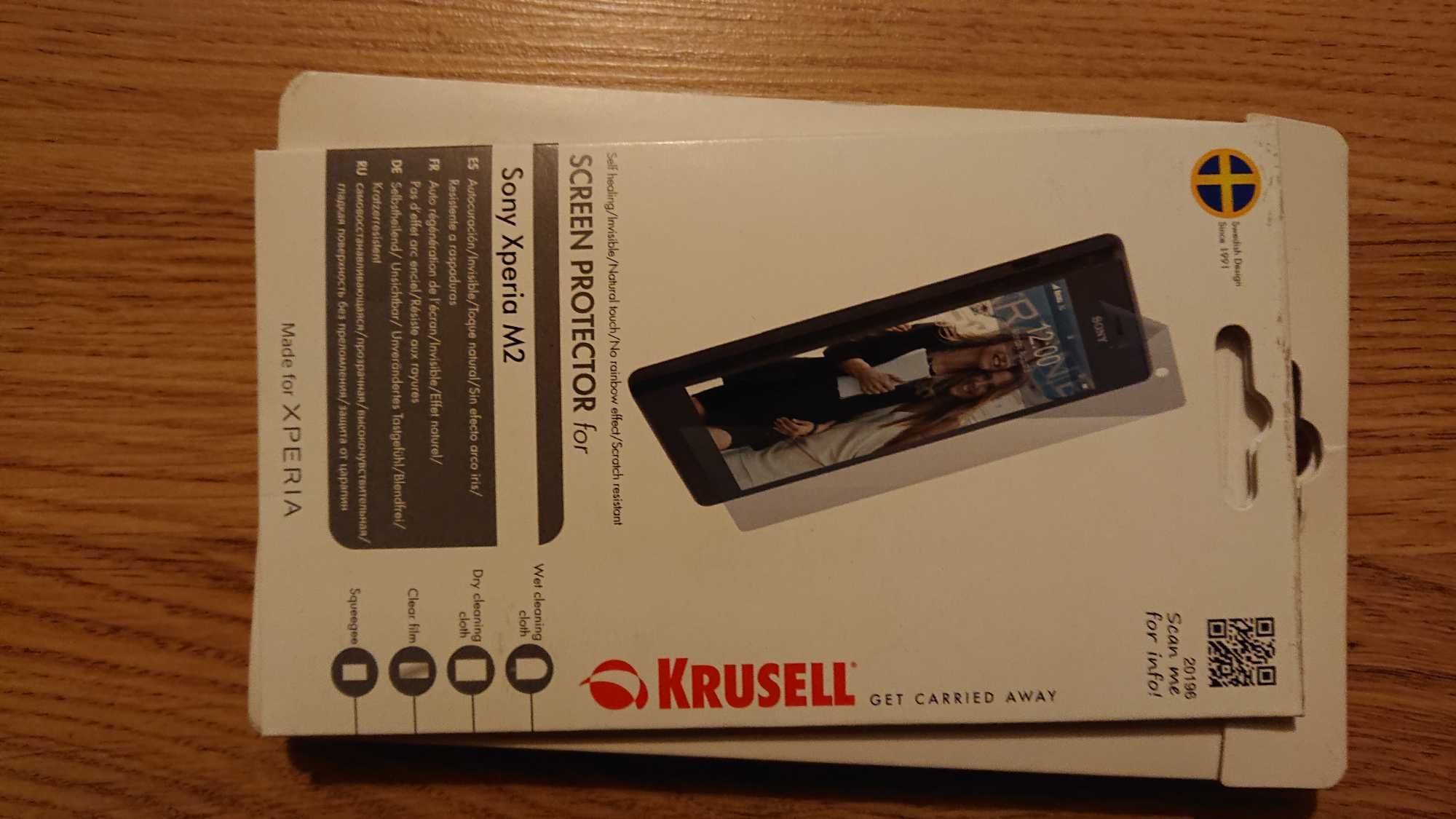 Etui case folia ochronna Krusell Sony Xperia M2