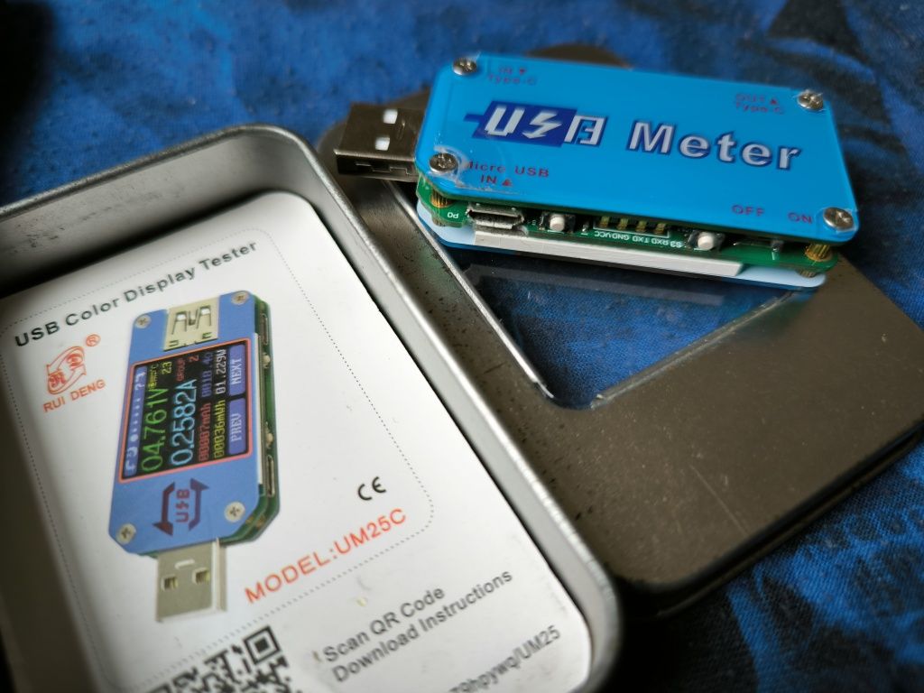 Miernik tester USB UM25C Bluetooth®