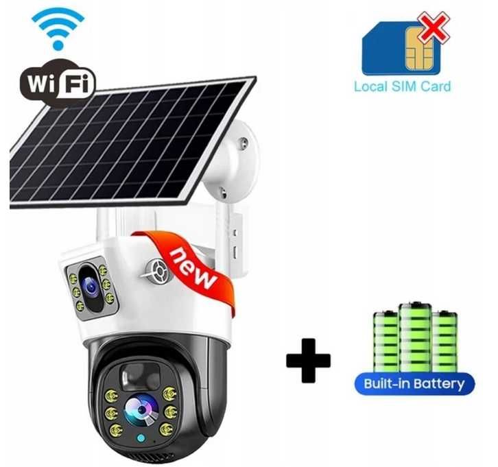 KAMERA 4G LTE solarna zewnetrzna obrotowa IP