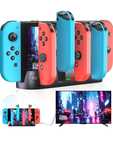 Stacja ładująca Switch kompatybilna z Nintendo Switch/Switch OLED