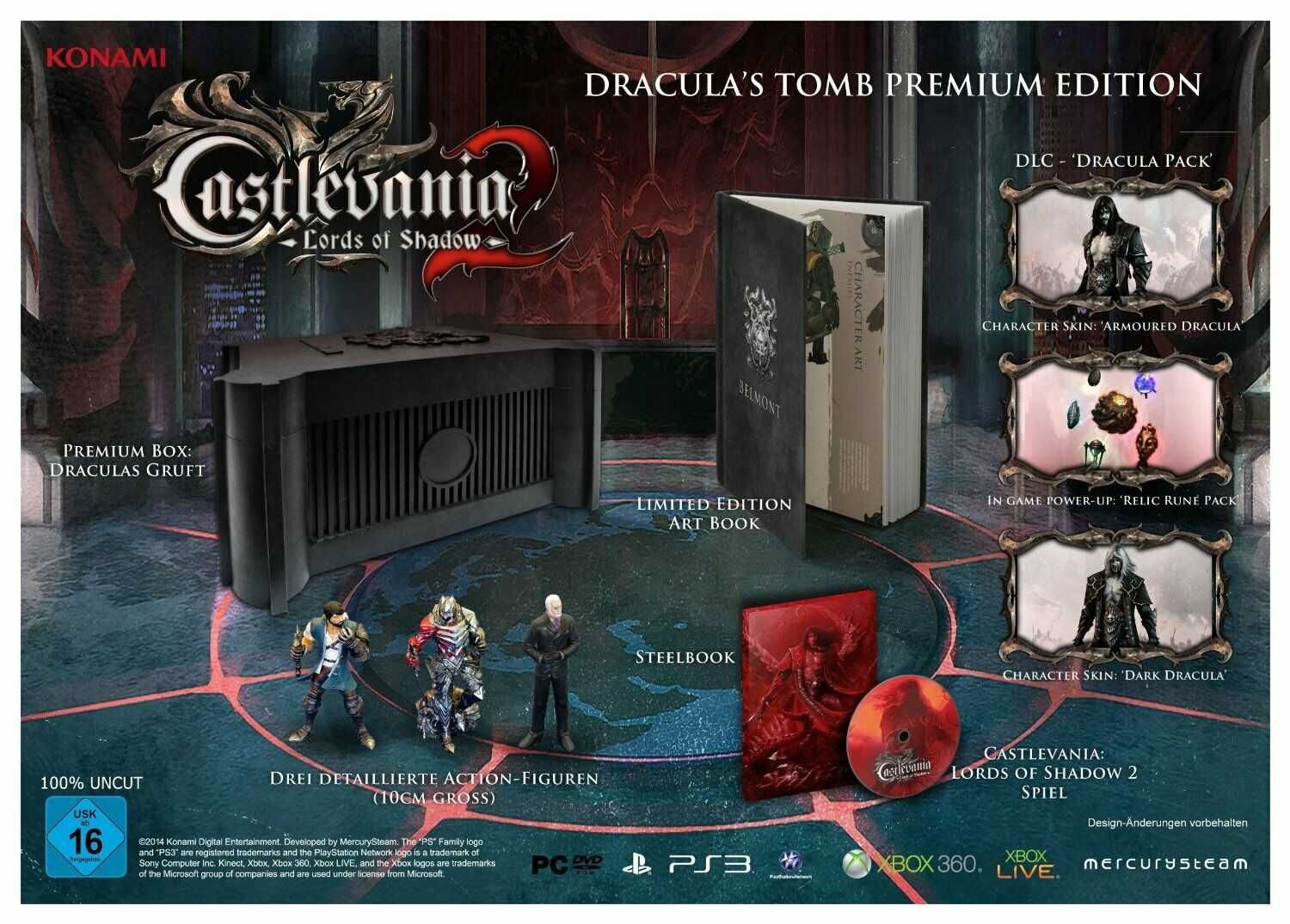 PS3 Castlevania: Lords of Shadow 2 Dracula's Tomb Collectors Edition