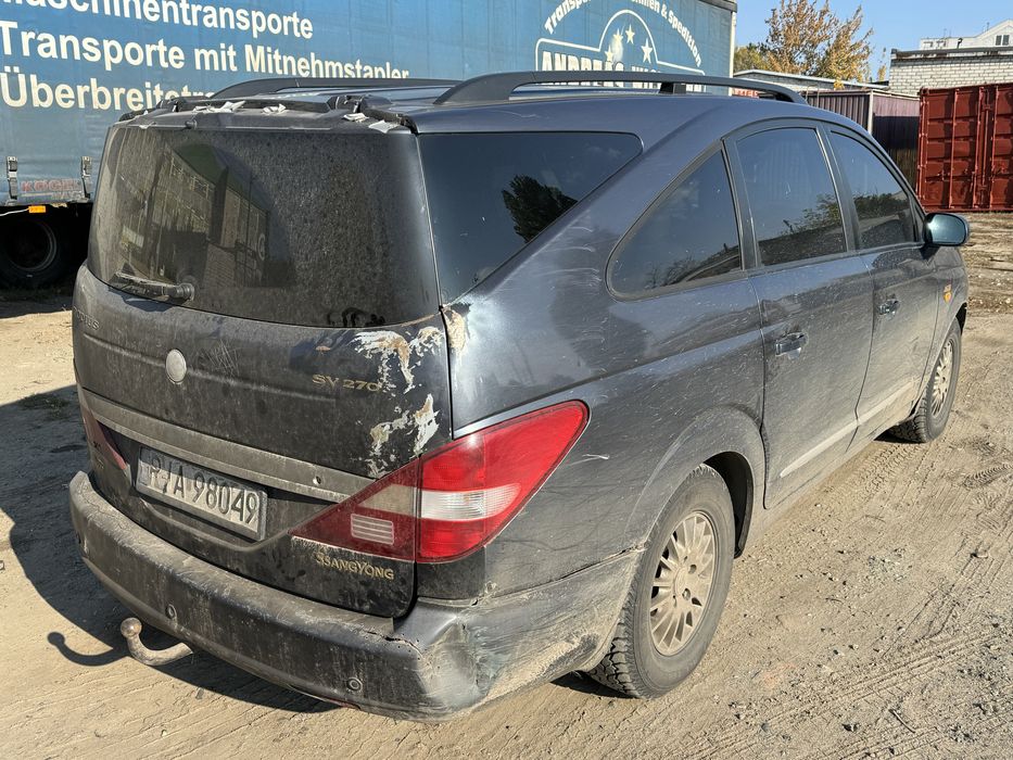 Читайте описание Ssangyong rodius 2.7 дизель автомат полный привод