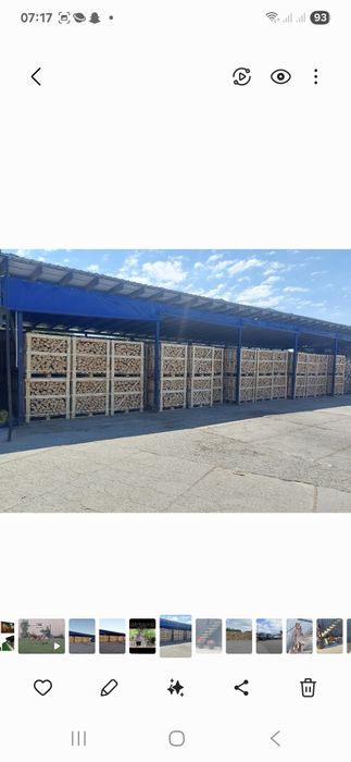 Drewno kominkowe suszone w suszarni buk, dąb, brzoza