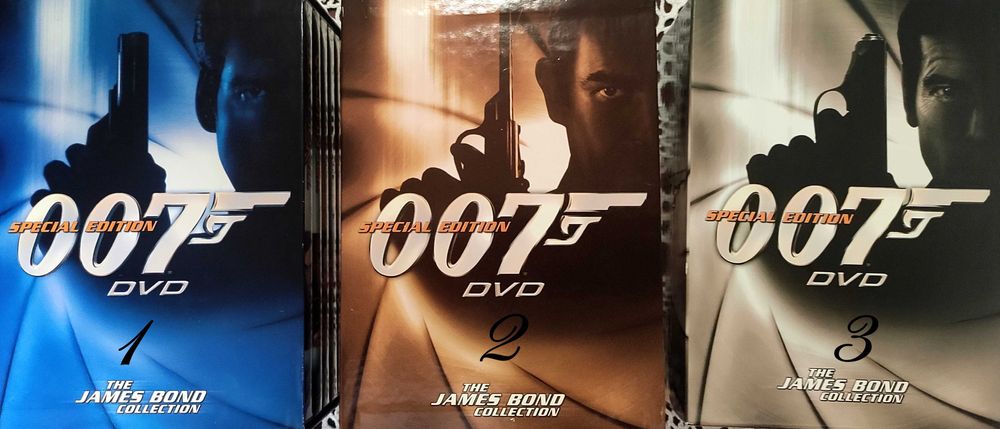 007 DVD James Bond Collection (NTSC) 3 Cx 20 Filmes