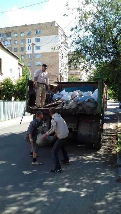 Демонтаж вивоз мусора, вивіз сміття. Демонтаж. Грузчики.