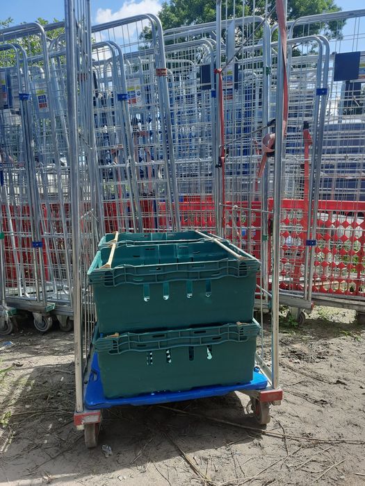 Pojemnik dużo skrzynka euro kosz box plastikowa transportowa magazyno