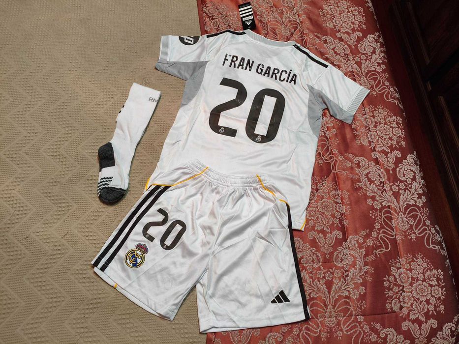 Camisola CRIANÇA Fran Garcia Equipamento Real Madrid | NOVO
