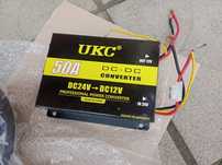 Перетворювач DC/DC 24V-12V 50A Чорний/Жовтий (3902)