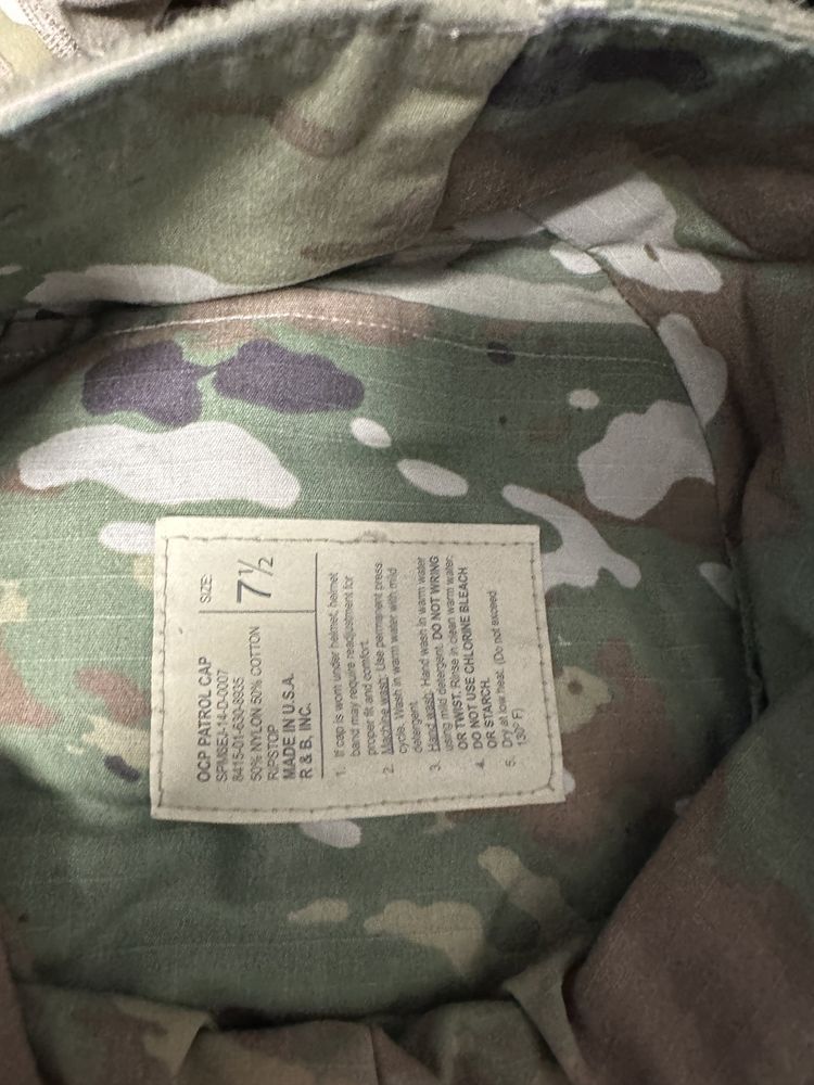 Конрактна кепка армії  США OCP  PATROL CAP