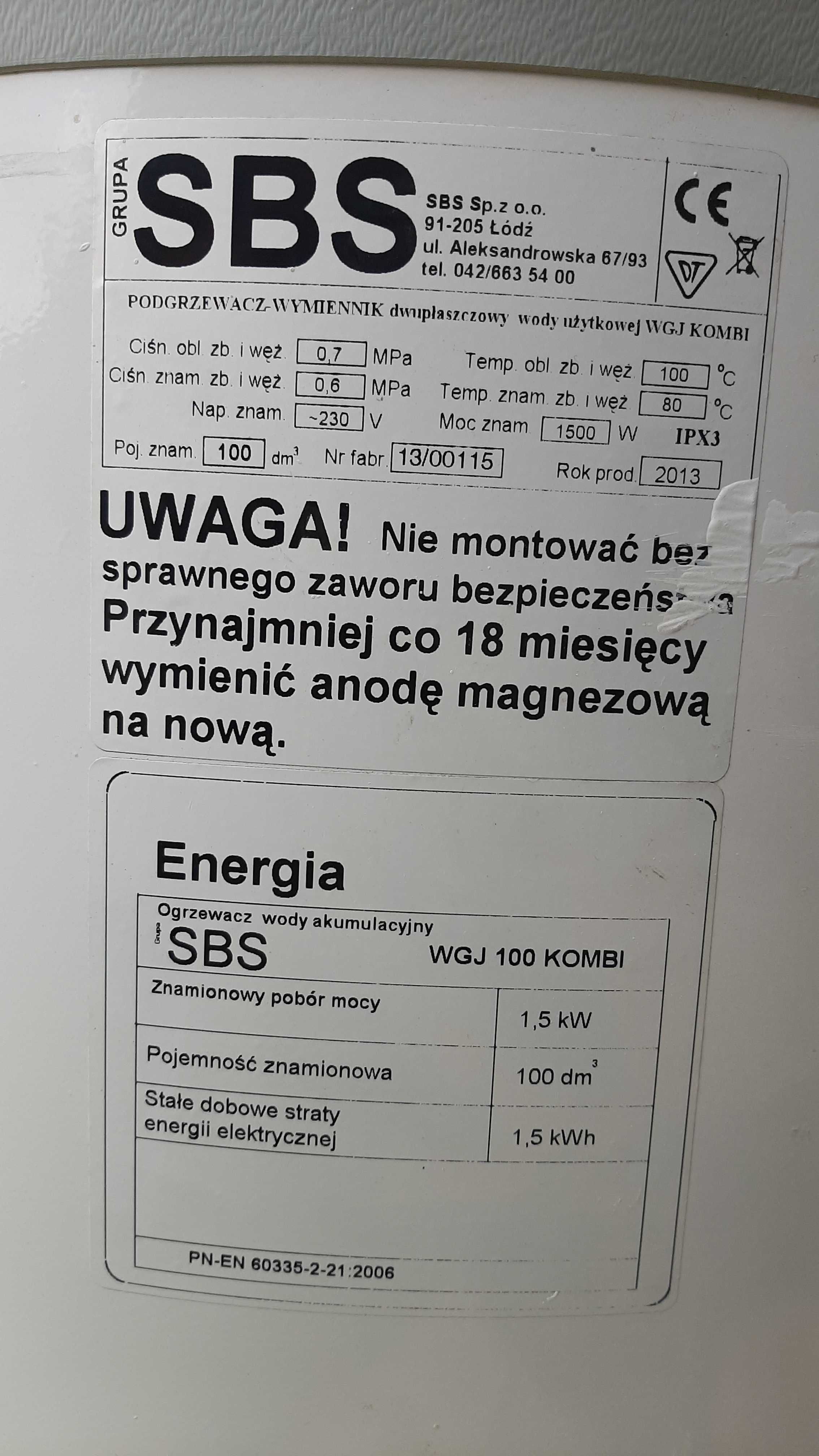 SPRZEDAM- Zbiornik na CWU