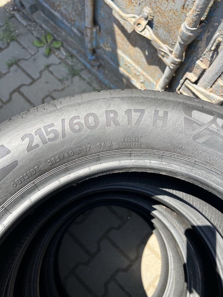 215/60 R17 Continental EcoContact 6 4шт 2024рік Стан Нових