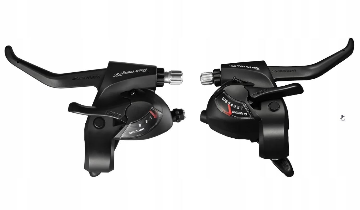 Zestaw Klamkomanetki Shimano ST-TX800-8R / ST-TX800-L przód tył 3x8