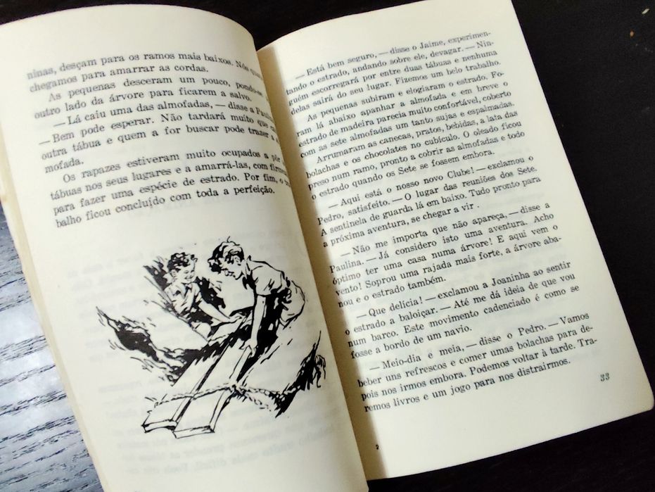 Lote de 8 livros dos Sete - Enid Blyton (Vintage - Anos 70)