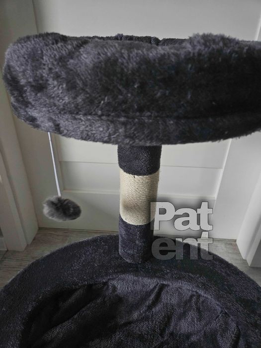 Drapak dla kota domek słupek do drapania legowisko kot dom 3 poziomy