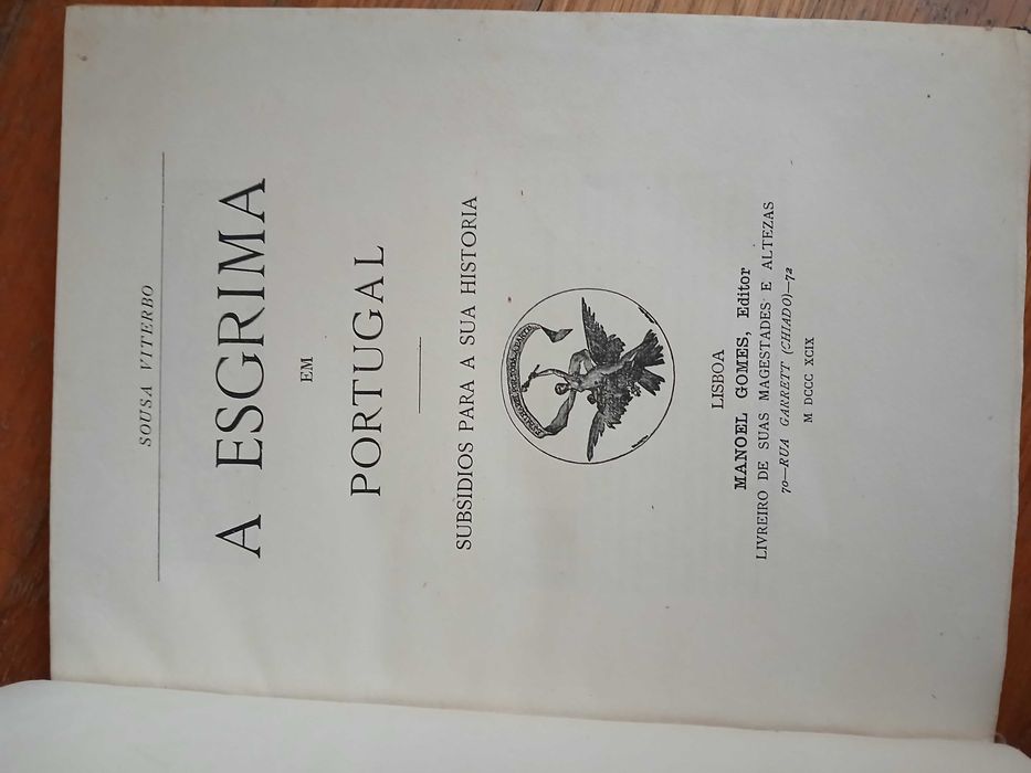 Sousa Viterbo - A Esgrima em Portugal