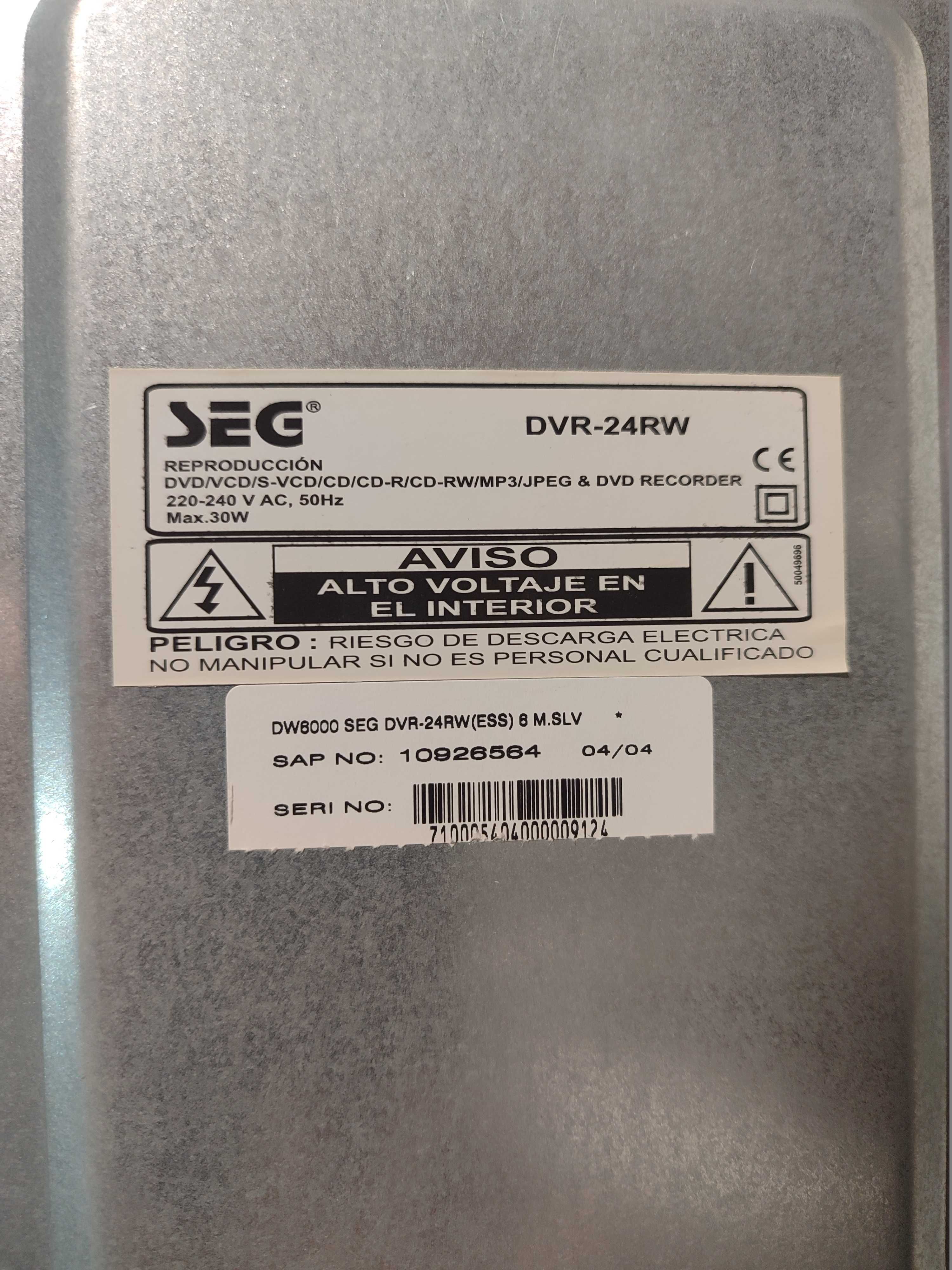 Leitor DVD SEG em bom estado