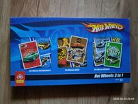 Karty Hot Wheels 3w1 Gra Trefl