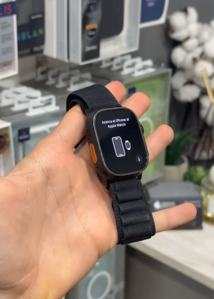 Apple watch Ultra 2 49mm black titanium.