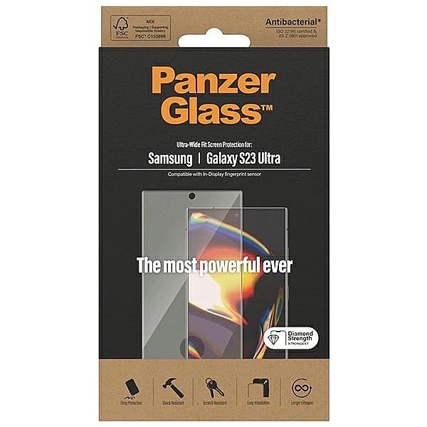 Szkło hartowane PanzerGlass Ultra-Wide Fit na Samsung Galaxy S23 Ultra